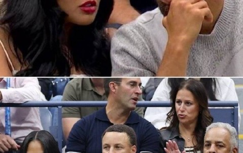 库里携妻子及父亲观战美网决赛 贡献多张表情包