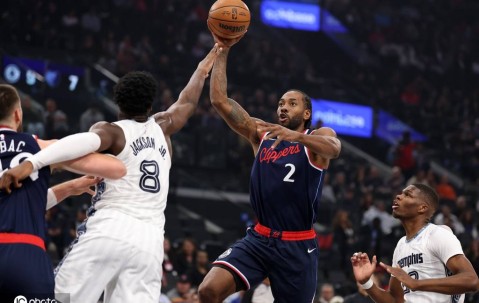 伦纳德21分哈登13+6 快船不敌灰熊遭遇4连败