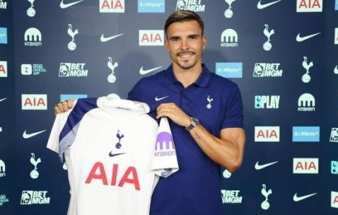 回归英超！拜仁中场帕利尼亚租借加盟热刺 含买断选项