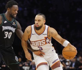 爱德华兹空砍40分狄龙18分 太阳险胜森林狼