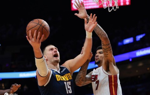 约基奇21+5+8伤退 热火8人得分上双胜掘金