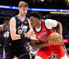 康查尔12+10+10普尔34分 爵士不敌鹈鹕10连败