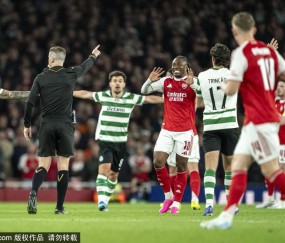 欧冠-连续2年进四强！阿森纳0-0葡体总分1-0晋级 将战马竞